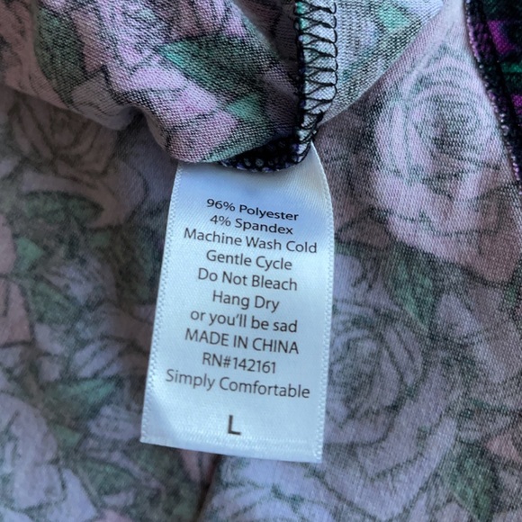 *BNWOT* Sz Large LulaRoe Randy Top - Picture 4 of 4